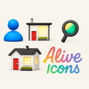 Alive Icons 3D Pro - Developer & Marketing Pack (1 Year)